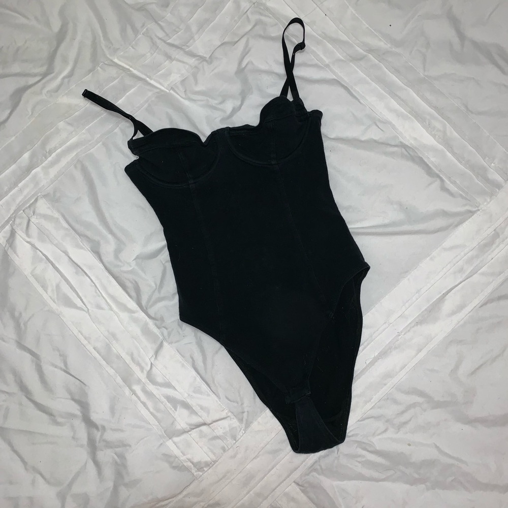 Underwire bustier bodysuit